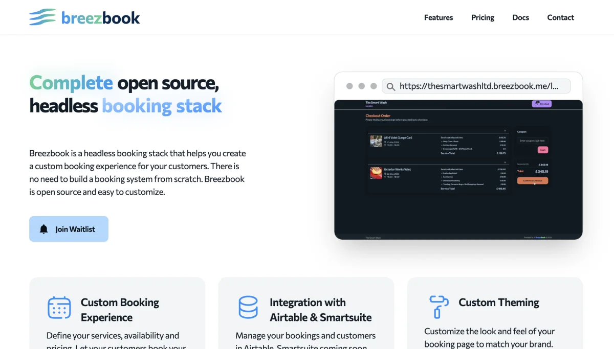 Preview of BreezBook project
